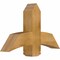 Ekena Millwork Bellingham Rough Sawn Timber Gable Bracket, Western Red Cedar, 36"W x 23"H x 6"D x 6"F, 15/12 Pitch GBW036X23X0606BEL00RWR - alternate 5